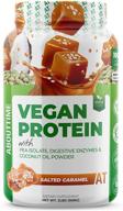 подробнее о продукте "about time vegan protein supplement - salted caramel flavor, 2 фунта: питательная растительная протеиновая добавка логотип