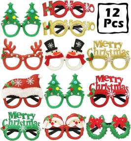 img 4 attached to JAKADYUKS Christmas Ornaments Decorations Eyeglasses