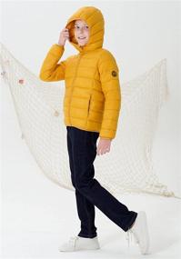 img 2 attached to 🧥 SOLOCOTE Yellow Windproof SLN2108 Lightweight Boys' Clothing: Water Resistant Jackets & Coats for 11-12Y