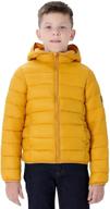 🧥 solocote yellow windproof sln2108 lightweight boys' clothing: water resistant jackets & coats for 11-12y logo