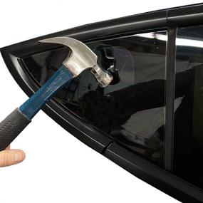 img 3 attached to 🔒 ClearPlex AY Customs Защитная пленка для заднего угла окна - Улучшенная безопасность для Tesla Model 3 для предотвращения вторжений