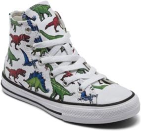 img 1 attached to 🦖 Playful and Comfortable: Converse Kids Chuck Taylor All Star Dinoverse High Top Sneaker Explodes with Fun-Filled Adventure!