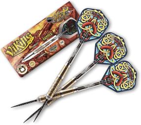 img 4 attached to High-Quality Steel Tip Dart Set – Viking Hammer Design with Centre Weighted 90% Tungsten Barrels