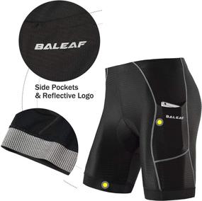 img 1 attached to BALEAF Men's 6-Inch Bike Shorts with 4D Padded Pockets - Mountain Liner for Cycling, Biking, and Bicycle Riding