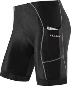 img 4 attached to BALEAF Men's 6-Inch Bike Shorts with 4D Padded Pockets - Mountain Liner for Cycling, Biking, and Bicycle Riding