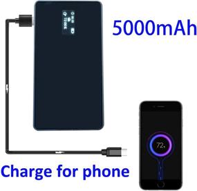 img 1 attached to 🎥 ASHANKS RGB светодиодный видео-свет: Камера 18 Ватт с 5000mAh батареей, Полноцветная 360° студийная лампа для YouTube Vlog Photography, CRI≥96 2500-8500K Регулируемая - Алюминиевый сплав