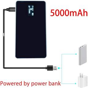 img 2 attached to 🎥 ASHANKS RGB светодиодный видео-свет: Камера 18 Ватт с 5000mAh батареей, Полноцветная 360° студийная лампа для YouTube Vlog Photography, CRI≥96 2500-8500K Регулируемая - Алюминиевый сплав