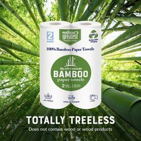 img 2 attached to Bamboo Paper Towels Eco Friendly Biodegradable