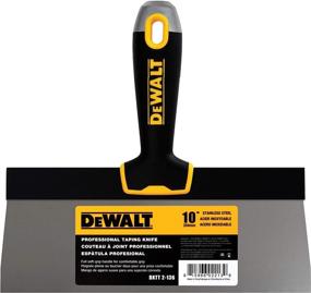 img 4 attached to 🔧 High-Quality DEWALT 10" Taping Knife with Soft Grip Handle - DXTT-2-136