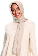 🧕 jersey hijab scarves for women: muslim head wraps and headscarves logo