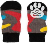 🧦 stay in control: akopawon 4 pcs anti-slip pet dog cat socks for indoor wear with paw protecting rubber reinforcement логотип