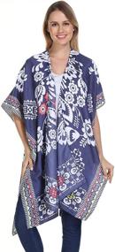 img 4 attached to 🌺 2020 Spring-Summer Women's Fashion Essential: Stylish Kimono Cardigan with Pom-pom - Perfect Beach Cover Up and Swimwear Cover!