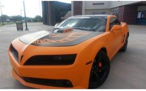 img 3 attached to 🍊 3M 1080 M54 Matte Orange Car Wrap Vinyl Film - 5ft x 1ft (5 Square Feet)