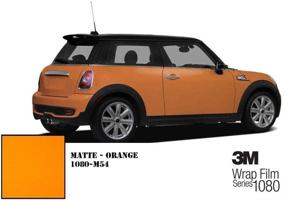 img 2 attached to 🍊 3M 1080 M54 Matte Orange Car Wrap Vinyl Film - 5ft x 1ft (5 Square Feet)