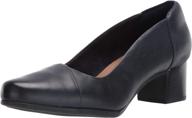 clarks damson step womens black logo