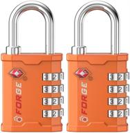 🔒 secure your travel with an orange approved combination padlock logo