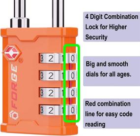 img 1 attached to 🔒 Secure Your Travel with an Orange Approved Combination Padlock
