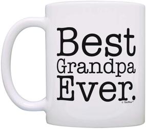 img 3 attached to 👵 Premium Diamond Anniversary Grandparent Gift Set - Best Grandma & Grandpa Ever - Coffee Mugs Tea Cups in Classic White