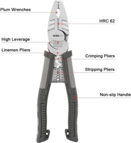 img 2 attached to WISEPRO Combination Stripping Crimping Multifunctional Industrial Power & Hand Tools