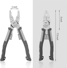 img 3 attached to WISEPRO Combination Stripping Crimping Multifunctional Industrial Power & Hand Tools