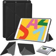 📱 supveco case for ipad 9th generation, 8th generation & 7th generation (2021/2020/2019) - multiple viewing angles for ipad 10.2 inch, smart soft tpu back cover - black, no pencil holder included logo