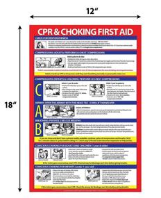 img 1 attached to CPR Choking First Aid Poster