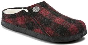 img 4 attached to BIRKENSTOCK Zermatt Plaid Wool Shearling Boys' Shoes for Clogs & Mules