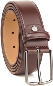 img 1 attached to 👔 Tall Brown Men's Belt: The Perfect Addition to Your Wardrobe!