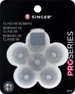 🧵 singer proseries class 66 transparent bobbins in floral carrying case, set of 6 logo