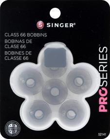 img 1 attached to 🧵 SINGER ProSeries Class 66 Transparent Bobbins in Floral Carrying Case, Set of 6