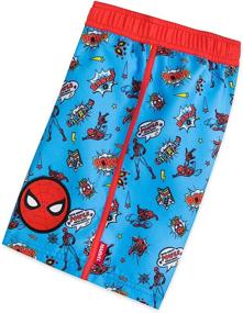 img 1 attached to Marvel Spider Swim Trunks Boys