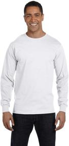 img 1 attached to 👕 Hanes TAGLESS ComfortSoft Crewneck T Shirt: Premium Boys' Clothing for Ultimate Comfort and Style