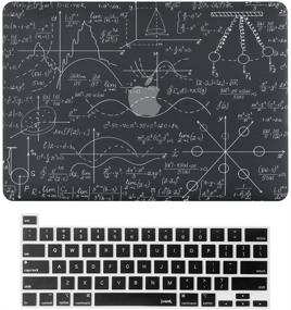 img 4 attached to 🔢 Hard Shell Cover & Keyboard Cover for MacBook Pro 13 Inch (2020 Release - A2338 A2251 A2289) with Touch Bar and Touch ID - Physical Mathematical Formula Design