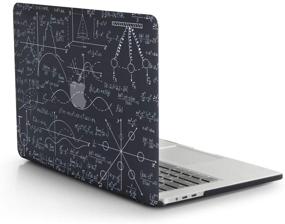 img 2 attached to 🔢 Hard Shell Cover & Keyboard Cover for MacBook Pro 13 Inch (2020 Release - A2338 A2251 A2289) with Touch Bar and Touch ID - Physical Mathematical Formula Design