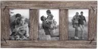 foreside home & garden ffrd06201 4x6 brown weathered frame with three photo slots логотип