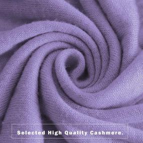 img 1 attached to Womens Cashmere Pashmina Elegant Blanket Women's Accessories in Scarves & Wraps