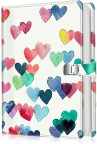 img 4 attached to 📸 Fintie Raining Hearts Photo Album – 112 Photos Wallet Album, Vegan Leather Cover with Snap Fastener