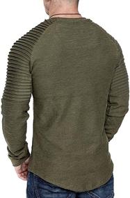 img 1 attached to Workout Crewneck Sweatshirt Athletic Pullover