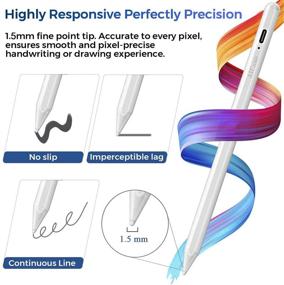 img 2 attached to 🖌️ Palm Rejection Stylus Pen for iPad 2018-2020 Pro & more, Enhancing Precision in Writing & Drawing