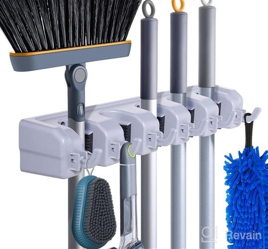 img 1 attached to 🧹 Wall Mount Mop and Broom Holder review by Kelly Caballes