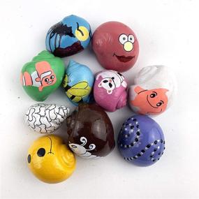 img 4 attached to Set of 10 Assorted Painted Hermit Crab 🐚 Shells for Home Decorations and DIY Crafts, 2 Inch Size