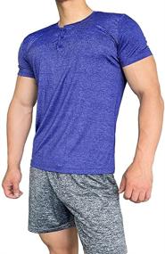 img 4 attached to Polyester Casual Men's Shirts - Muscle Commander Fashion Clothing