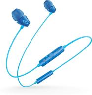 tcl socl100bt wireless earbuds bluetooth headphones with 🎧 quick charge, built-in mic - ocean blue, one size logo