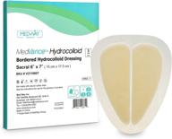 🩹 medvance tm hydrocolloid – bordered hydrocolloid adhesive dressing, sacral, 6x7, pack of 5 dressings логотип