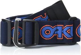 img 1 attached to 👌 Top-Notch Oakley Men's Stretch Belts Electric: Unparalleled Style and Comfort