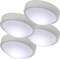 💡 energizer tap light 4-pack - soft white, wireless, battery operated, push on/off, perfect for under cabinet lighting (model 48958-p1) logo