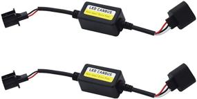 img 4 attached to 🔌 Munirater 2-Pack светодиодные декодеры CanBus с сопротивлением - решение без мерцаний и ошибок - H13 / 9008