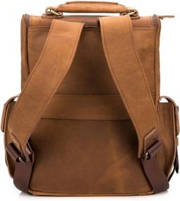 img 1 attached to VELEZ 1022428 Genuine Leather Backpack