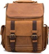 velez 1022428 genuine leather backpack logo