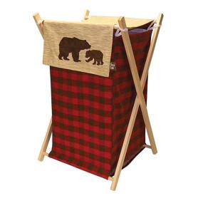 img 2 attached to 🧺 Trend Lab Northwoods Hamper Set, Red/Tan, 27x15x15 Inch: Organize and Declutter in Style!